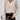 Beige oversized collar chunky knit sweater for women, featuring long sleeves and a thick, cozy texture suitable for winter casual wear.