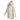 Beige women's lightweight water-resistant hooded long jacket with a sleek design, featuring a collar and long sleeves, suitable for outdoor wear.