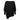 Black crew neck t-shirt made of high-quality durable ribbed cotton, featuring short sleeves.
