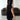 Black sleeveless maxi dress with a plunging neckline and high slit, modeled in an evening wear setting, showcasing the dress's elegant design and fit.