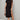 Black midi dress with side slit, featuring short sleeves and a casual street style design.