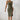 A black ribbed midi dress with a square neckline and a side slit, showcasing a form-fitting design.