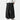 Black unisex wide-leg palazzo trousers with a high waist, featuring a modern design suitable for both formal and casual settings.