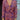 Blue floral midi dress with V-neck and long sleeves, featuring chic fall fashion design.