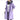 Lavender oversized women's waterproof hooded raincoat, 4XL, stylish lightweight and breathable outerwear with long sleeves and a wrap design.