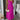 A woman wearing a bright pink v-neck pleated midi dress, ideal for cocktail and evening wear, with shoes completing the fashionable look.