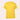 Bright yellow unisex crew neck t-shirt with short sleeves, showcasing a casual solid design.