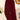 Burgundy high-waist wide-leg women's office pants, displayed on a model, showcasing professional and stylish design.