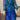Elegant 2024 Women's Chiffon Maxi Dress in blue-green with sheer sleeves; features a wrap design and flowing one-piece silhouette.