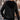 Elegant black sweater with lace sleeves, featuring a stylish design suitable for women's fall fashion. The top showcases intricate lace detailing on the sleeves and a comfortable fit, highlighting the neckline and shoulder area.