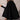 Elegant black women's hooded cape coat with a stylish winter design featuring shoulder-length sleeves and a sleek silhouette, ideal for fashionable and cozy winter wear.
