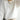 Elegant floral embroidered women's white sweatshirt with a high neckline and long sleeves, featuring intricate floral patterns adding a touch of sophistication and style.