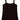 Elegant women's black sleeveless tank top with ruffled details, styled formally and chic.