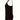Elegant women's black ruffled sleeveless tank top with a formal and chic design, ideal for stylish occasions.