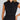 Elegant women's black sleeveless jumpsuit with a belted waist, featuring a chic and formal design.
