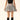 Grey high-waisted pleated tennis skirt worn by a woman, showcasing its athletic mini skirt design.