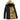 Heated men's insulated parka with a fur hood, featuring a flame-resistant design in a beige color. The winter jacket includes a collar and long sleeves.