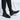 High-Quality Black Leather Chelsea Boots for Men with Red Sole and Pointed Toe