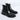 High-Quality black leather Chelsea boots for men with red sole and pointed toe.