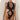 High-Waist Black Bikini Set modeled by a woman, featuring stylish and supportive swimwear designed for curvy figures.