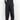High-waisted black slim fit women's business trousers showcasing a sleek design with a fitted silhouette, emphasizing the waist and tapering down through the leg.