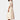 Ivory elegant A-line midi dress featuring a formal boat neck, half sleeves, and a fitted waist, suitable for formal occasions.