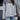 Women's Leopard Print Quilted Half-Zip Gray Pullover, featuring a chic streetwear design, with a white and black leopard pattern, long sleeves, and a comfortable fit.