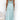 Light blue ruffle sleeve tiered maxi dress featuring a V-neck design, perfect for women's summer fashion. The dress showcases elegant tiered layers and ruffle detailing on the sleeves, ideal for daytime events or casual outings.