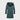 Luxury men's dark green insulated parka with faux fur hood, featuring a full-length design, grey collar, and long sleeves, styled on a mannequin.