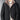 Men's black insulated waterproof thermal winter jacket with a high collar and full-length sleeves.