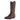 Men's black leather cowboy boots with detailed stitching, knee-high design, suitable for western style and riding, featuring a durable construction.