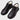Men's black leather fur-lined waterproof winter sneakers featuring durable synthetic rubber soles, designed for outdoor activities and hiking in cold weather.