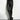 Men's black slim fit designer motorcycle leather pants featuring a sleek and stylish design, showcasing the thigh and knee areas with precision, suitable for fashionable and edgy looks.