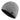 Men's black thermal beanie with fleece lining and a snowflake emblem on the front.