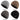 Men's black thermal beanie with a fleece lining and a snowflake emblem displayed, featuring a mix of black and grey tones.