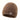 Men's black thermal beanie, fleece-lined with snowflake emblem, displayed on a mannequin head.