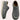 Men's black tweed slip-on sneakers with cushioned sole featuring a stylish grey and electric blue pattern, crafted with synthetic rubber for durability and comfort.