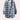 Men's blue plaid flannel shirt with a cozy and casual long-sleeve design, featuring a classic collar and tartan pattern.