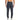 Men's blue quick-dry athletic shorts with zipper pockets, shown on a model, highlighting the waist and thigh fit.