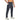 Men's blue quick-dry athletic shorts featuring zipper pockets, showcasing a comfortable fit around the waist, thighs, and knees.