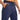 Men's blue quick-dry athletic shorts featuring zipper pockets, shown on a model highlighting the fit around the waist and leg area.