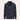 Men's casual knit sweater with a plaid pattern on the collar and V-neck, featuring shades of grey, electric blue, and magenta.