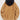 Men's brown teddy fleece pullover with a crew neck design, featuring long sleeves and a soft woolen texture.