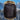 Men's dark brown leather bomber jacket with fur trim, featuring insulated lining and designed for cold weather.