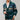 Men's green Fair Isle wool cardigan featuring a winter fashion design, worn over a dress shirt, showcasing its elegant collar, shoulder, and full sleeves.