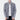Men's grey knit bomber jacket in a geometric wool design featuring a zip-up front, with a collar and long sleeves, suitable for winter fashion.