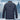 Men's grey insulated quilted thermal waterproof winter coat with fur collar, displayed outdoors near trees.