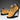 Men's insulated waterproof winter boots in yellow, size 42, featuring slip-resistant soles and a warm interior, designed for outdoor use with a durable construction.