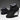 Men's black insulated waterproof winter boots size 42, featuring a slip-resistant sole and a warm design, suitable for outdoor activities.