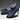 Men's dark blue insulated waterproof winter boot, size 42, featuring slip-resistant sole, synthetic rubber material, and warm interior, designed for outdoor wear.